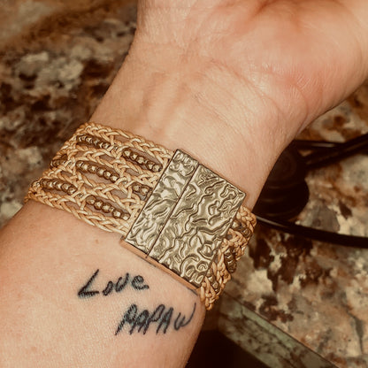 Shimmering Lace Bracelet