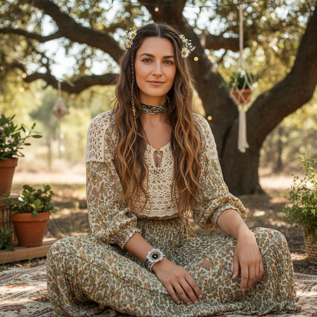 Mandala Muse Leather Choker – A Circle of Light, Close to the Heart