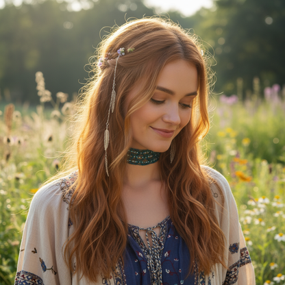 Shimmering Lace Necklace — Radiance, Woven Close to the Heart
