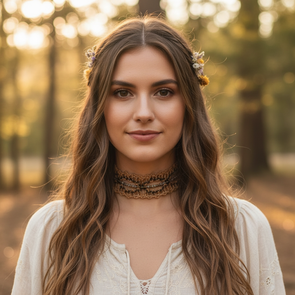 Grace Catcher necklace, Supple Leather with a Quiet Strength