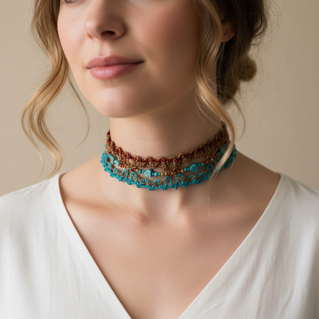 Grace Catcher necklace, Supple Leather with a Quiet Strength