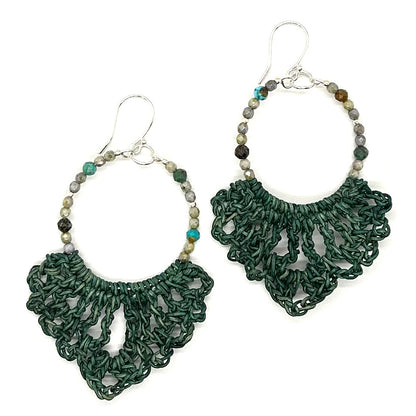 Wild Rag Leather earrings, Boho Edge with a Western Soul