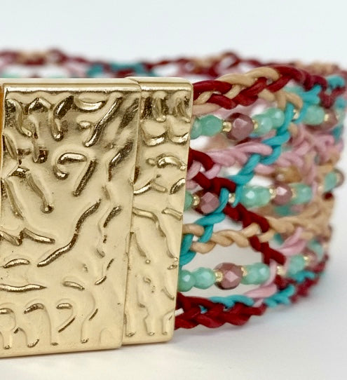 Mandala Muse Leather Necklace – A Circle of Light, Close to the Heart