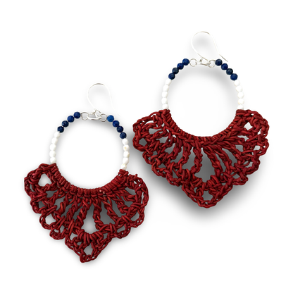 Crimson Liberty Earrings