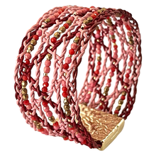 Load image into Gallery viewer, Bohemian Rouge bracelet
