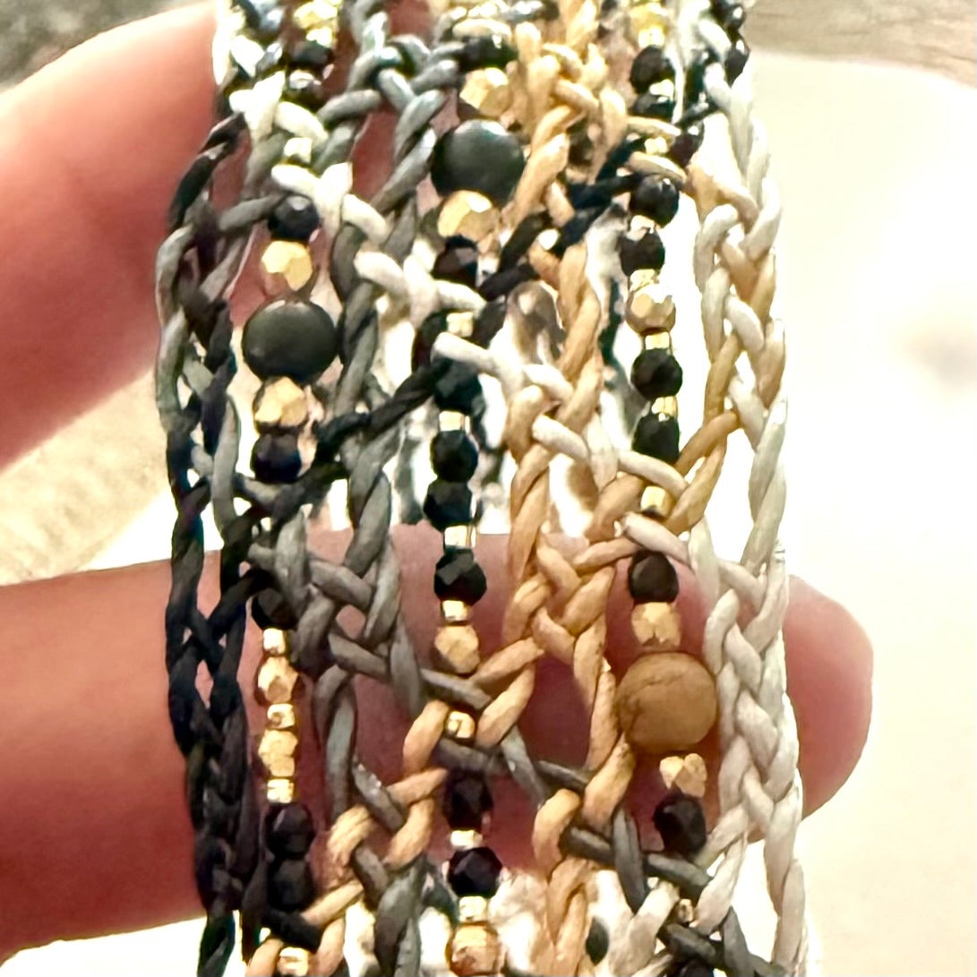 Mandala Muse Leather Choker – A Circle of Light, Close to the Heart